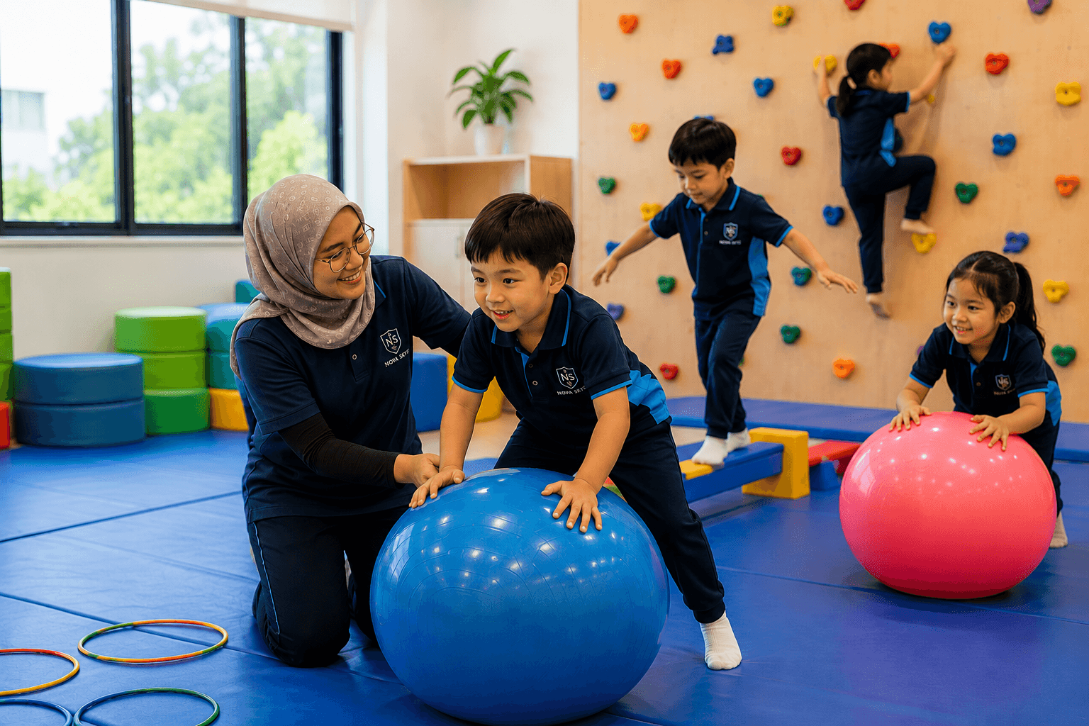 Nova Skye learners building coordination and confidence